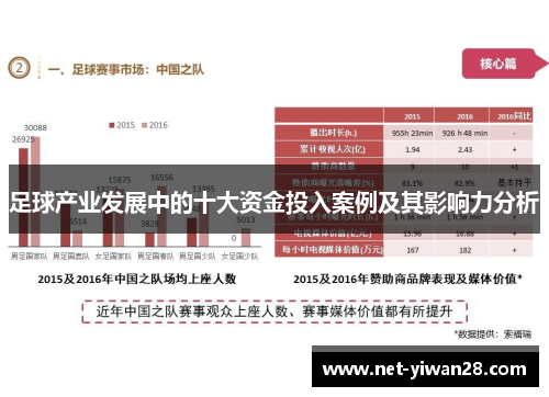 足球产业发展中的十大资金投入案例及其影响力分析